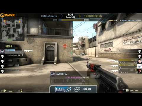 EMS One Qualifier UK 2014 - Halbfinale hudzGs TEAM vs.myXMG (de_dust2) Map 2 Part 1