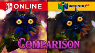 The Legend of Zelda: Majora's Mask Graphics Comparison (N64 vs. Switch)