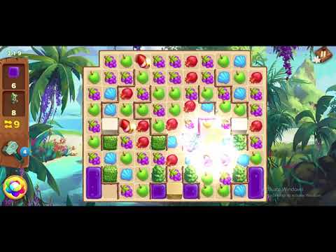 Tropical Forest Match 3 Story Level 219