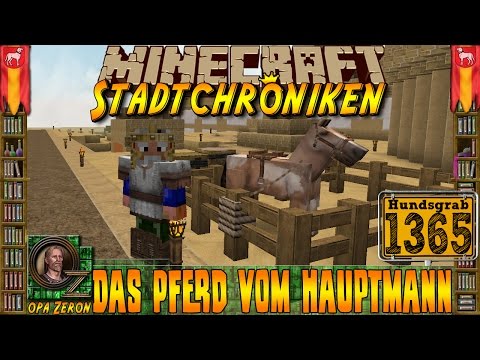 Minecraft #1365 -Stadtchroniken- Das Pferd vom Hauptmann [HD+Deutsch]