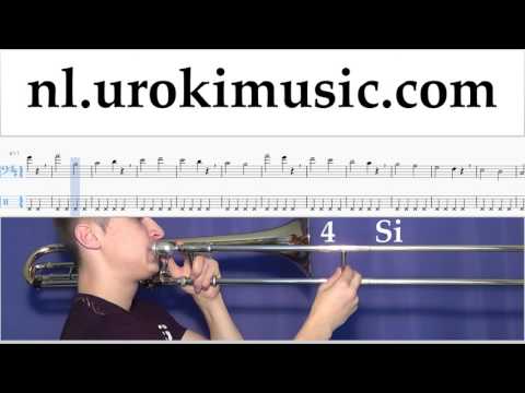 Trombone Leren Spelen The Chainsmokers & Coldplay - Something Just Like This Tablatura Deel#1