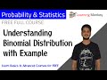 Understanding Binomial Distribution With Example Lesson 52 Probability Statistics