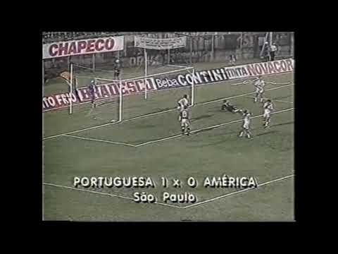 Portuguesa 1 x 0 América-SP - Campeonato Paulista 1995
