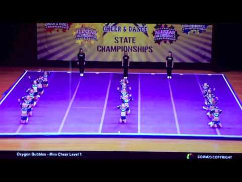 Oxygen All Stars Bubbles Mini Level 1 Cheer