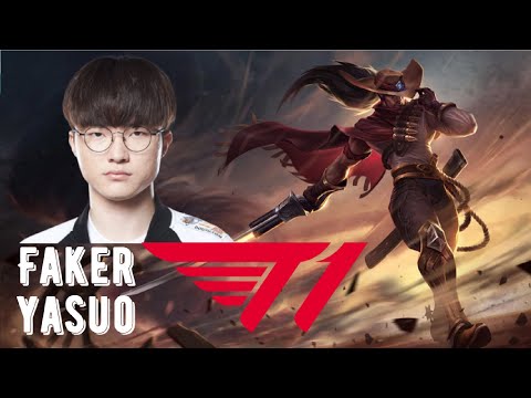 T1 Faker picks Yasuo vs Aphelios - Adc Matchup