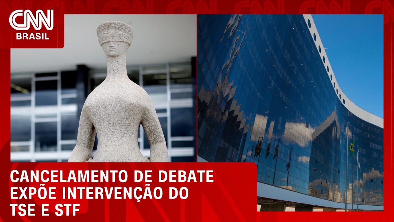 Debate da Globo: cancelamento expõe intervenção do TSE e STF | CNN NOVO DIA