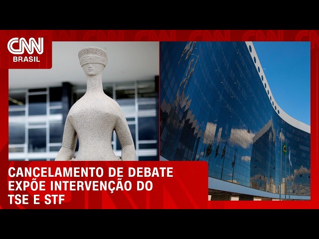 Debate da Globo: cancelamento expõe intervenção do TSE e STF | CNN NOVO DIA