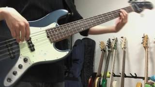 【ナイツ＆マジック OP】Hello!My World!!/fhána (bass cover)【藍】