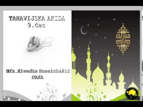 Hfz  Mr  Elvedin Huseinbašić   Tahavijska akida 9 dio