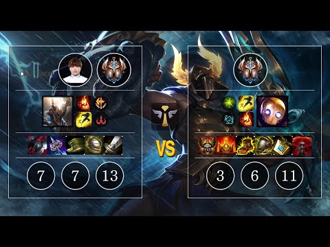 DWG BeryL Pantheon vs Blitzcrank Sup - KR Challenger Patch 10.11