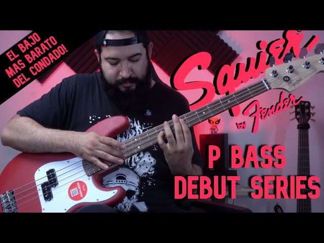 Vídeo relacionado con Fender Squier Debut Series Precision Bass Guitarra Bajo, Guitarra para Principiantes, con 2 Años de Garantía, Negro