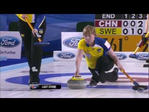 CURLING: WWCC 2013 Draw 10 - CHN vs SWE - HIGHLIGHTS