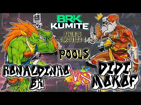 SF6 👊 RonaldinhoBR (Blanka) vs Didimokof (Dhalsim) 👊 BRK Finals Circuito 1 Street Fighter 6 - Pools