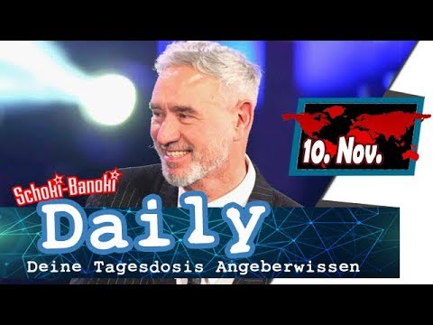 Voll der Scheiß | 10. November | DAILY - DEINE TAGESDOSIS ANGEBERWISSEN | mit Daniel & Sascha