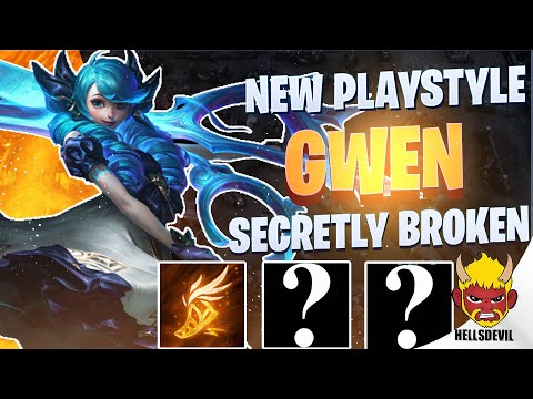 WILD RIFT | NEW SECRETLY BROKEN GWEN PLAYSTYLE! | Challenger Gwen Gameplay | Guide & Build
