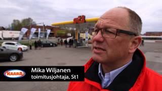 Kaara tutustuu St1:n uuteen Diesel Plus -polttoaineeseen