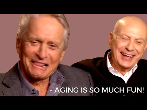 Michael Douglas & Alan Arkin Are HILLARIOUS Cracking up About Aging