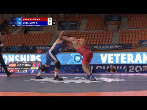 BRONZE FS - 78 kg: M. AHMADI AFSHA (ESP) v. B. CHOIJAMTS (MGL)