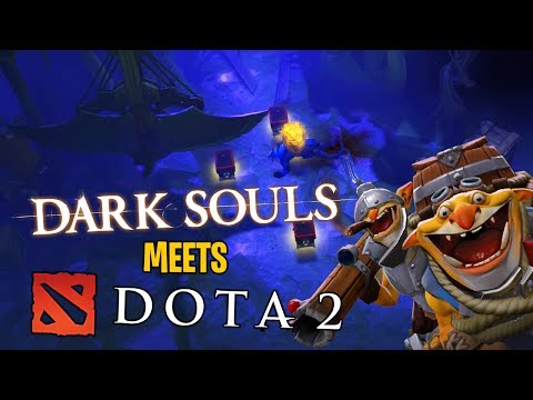 When Dark Souls Meets DotA - Techies DotA 2 Underhollow Funny Moments