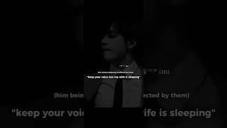 Download lagu Keep your voice low my wife is sleeping( 😎warning by her cold mafia husband Kim taehyung) bts v ff ❤ mp3
