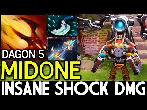 MidOne [Tinker] Insane Shock Damage with Dagon 5 7.14 Dota 2