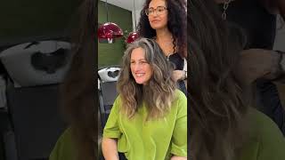 Das war die Grey Transition Balayage Look von Branka, eine wunderschöne Mode Designerin aus Serbien