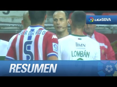 Resumen de Sporting de Gijón (3-3) Granada CF