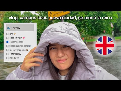un día productivo conmigo estudiando en Inglaterra 🇬🇧 l campus tour, Bath, funeral Reina Isabel II