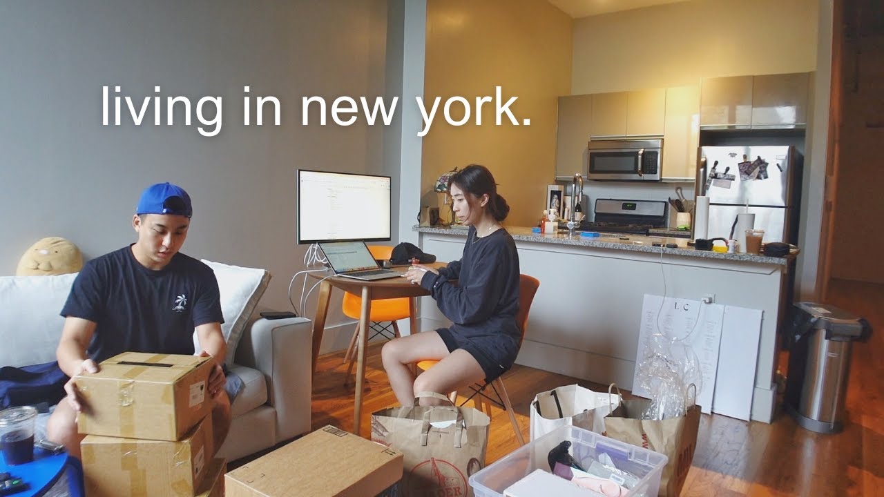 MY CHAOTIC LIFE IN NYC | WEDDING PLANNING, SETTLING INTO OUR NEW APARTMENT, ORGANIZING FURNITURE