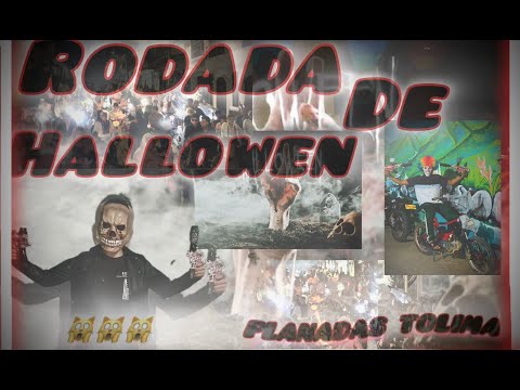 Así fue como se vivió la rodada de hallowen en planadas tolima 🤯🧟‍♂️