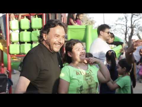 Gran encuentro comunitario de niños y sus familias en Hipólito Yrigoyen con el gobernador Sáenz