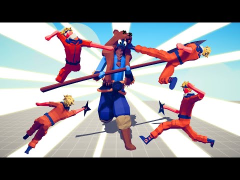 BUNSHIN NO JUTSU of NARUTO KID vs EVERY UNIT | TABS - Totally Accurate Battle Simulator