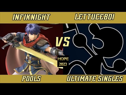 Hope 2023 Pools - Infiknight (Ike) vs. LettuceBoi (Mr. Game & Watch) - SSBU