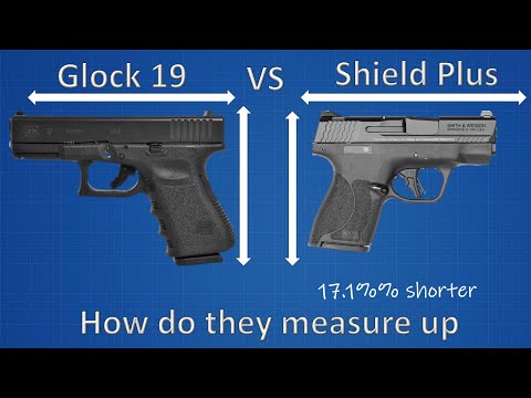 Glock 19 compared to the Shield Plus | How do they measure up?