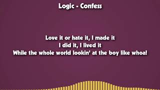 Logic - Confess [LYRICS]