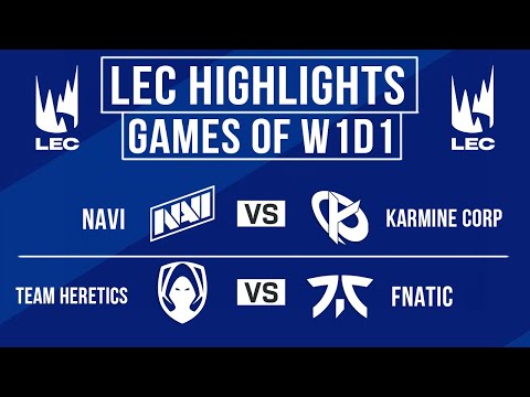 LEC Highlights ALL GAMES Week 1 Day 1 | LEC Summer 2025