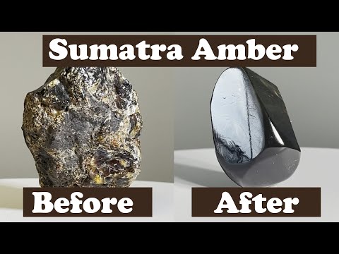 The day i failed to cut and polish Sumatra Amber