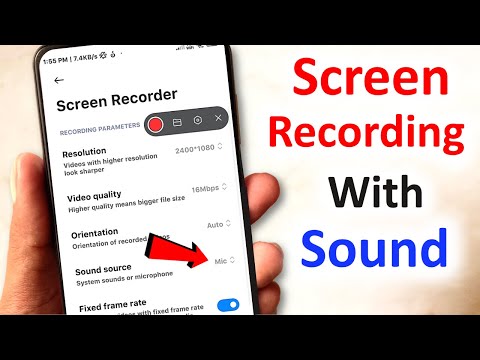 How to Record mobile screen with Internal sound & mic | Mobile ka screen recording kaise kare