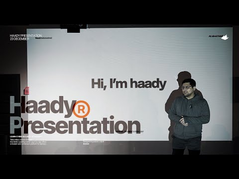 Kiberxavfsizlik va Haady Taqdimoti #haad