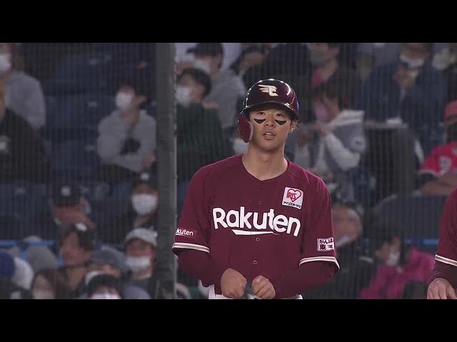 【2回表】プロ初打点!! イーグルス・武藤敦貴 先制のタイムリーヒットを放つ!! 2022年5月17日 千葉ロッテマリーンズ 対 東北楽天ゴールデンイーグルス