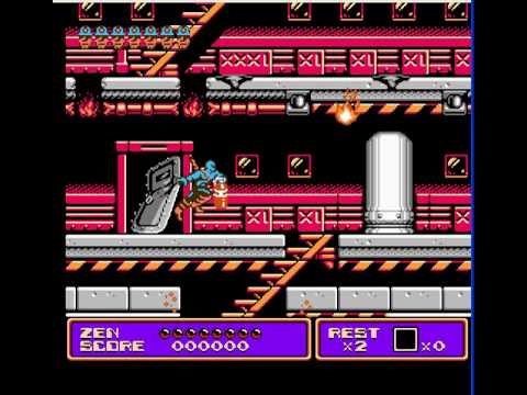 Zen Intergalactic Ninja - pipes bug (NES)