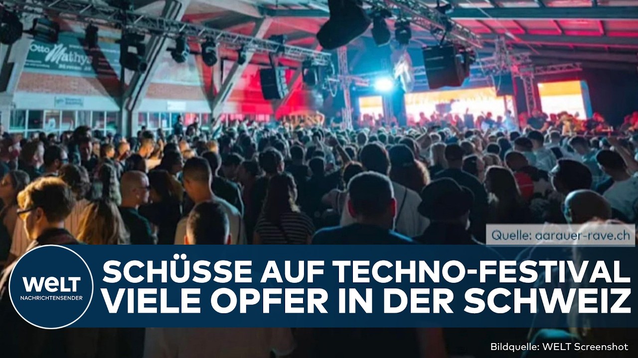 SCHWEIZ: Schüsse auf Techno-Festival in Aarau! Polizei meldet mehrere Opfer
