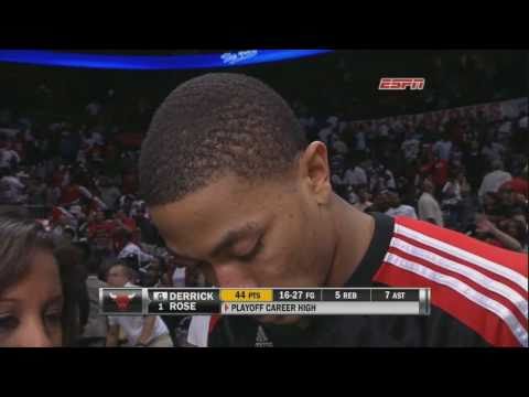 Derrick Rose Highlights vs Hawks (44 Points, Playoff Career-High) [HD]