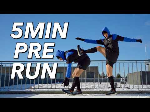 5 MIN PRE RUN STRETCHES | BEFORE RUNNING WARM UP