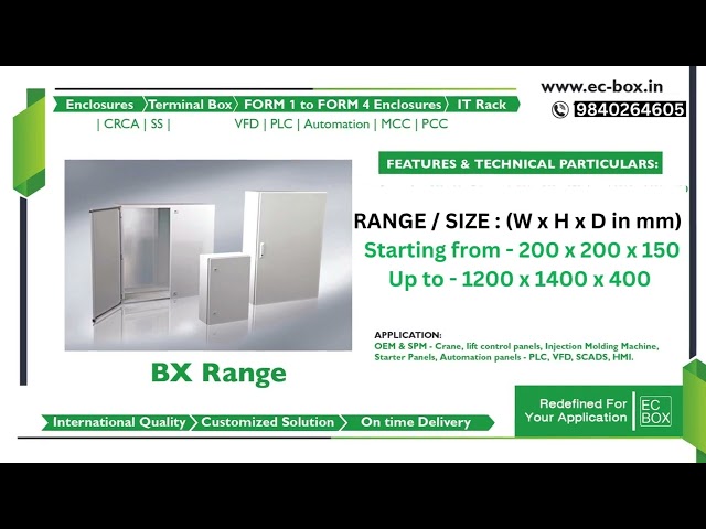 Control Panel Box - Control Panel Box - ECBOX808030 Service Provider ...