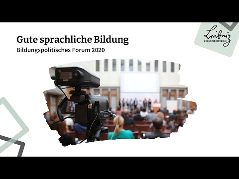 BPF20 - Sprachliche Bildung | Begrüßungen + Einführung ins Thema von M. Becker-Mrotzek