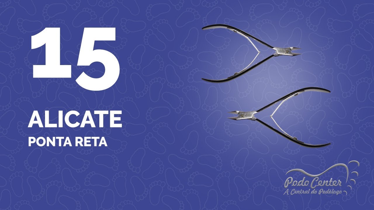 15 - Alicate corte unha Ponta Reta