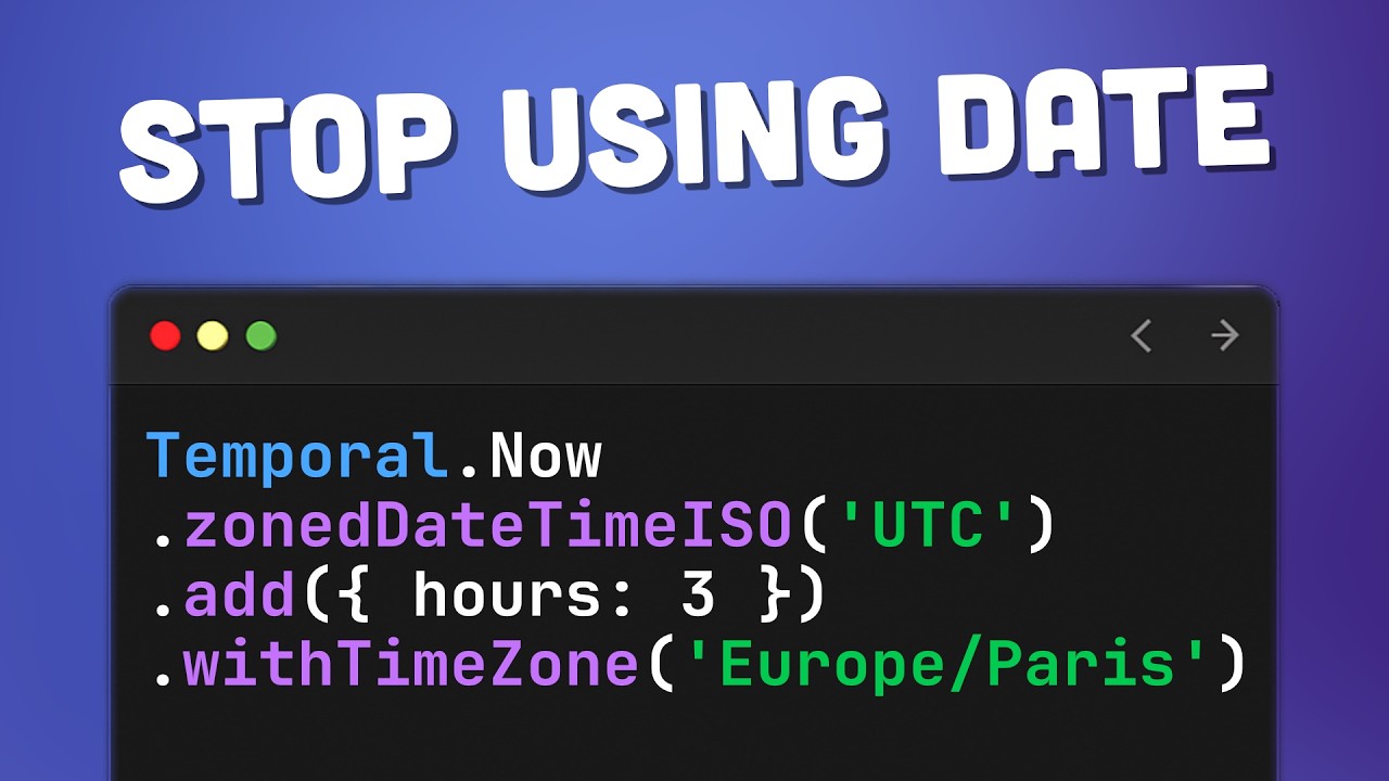 JavaScript Dates SUCK — Here's What's Replacing Them