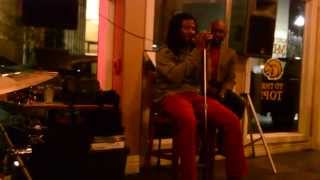 Josh Waters performing at Greginald Spencer's "A Luther Vandross Christmas" event