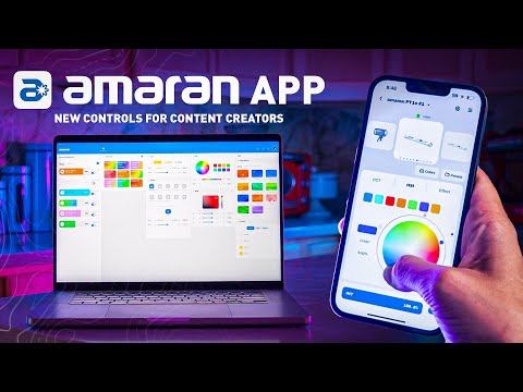 The amaran App | New Controls for Content Creators